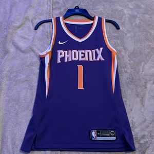 Men's Nike Devin Booker Purple Phoenix Suns 2020/21 Swingman Jersey (Worn Once)